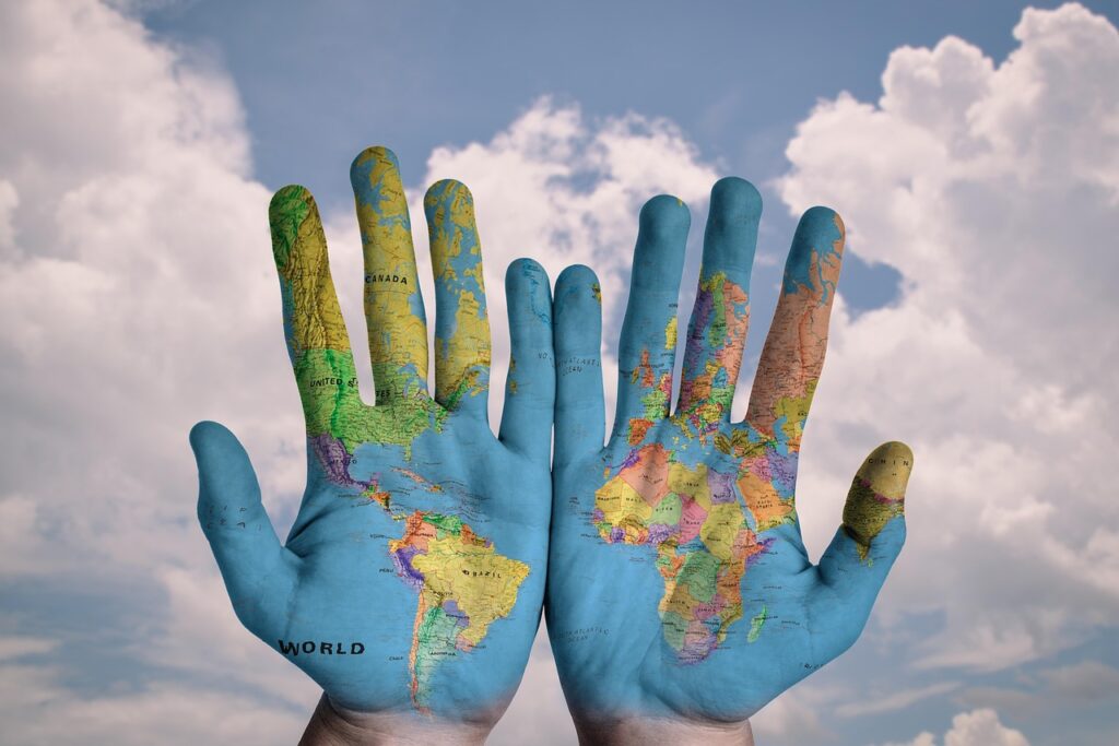Earth Day hands