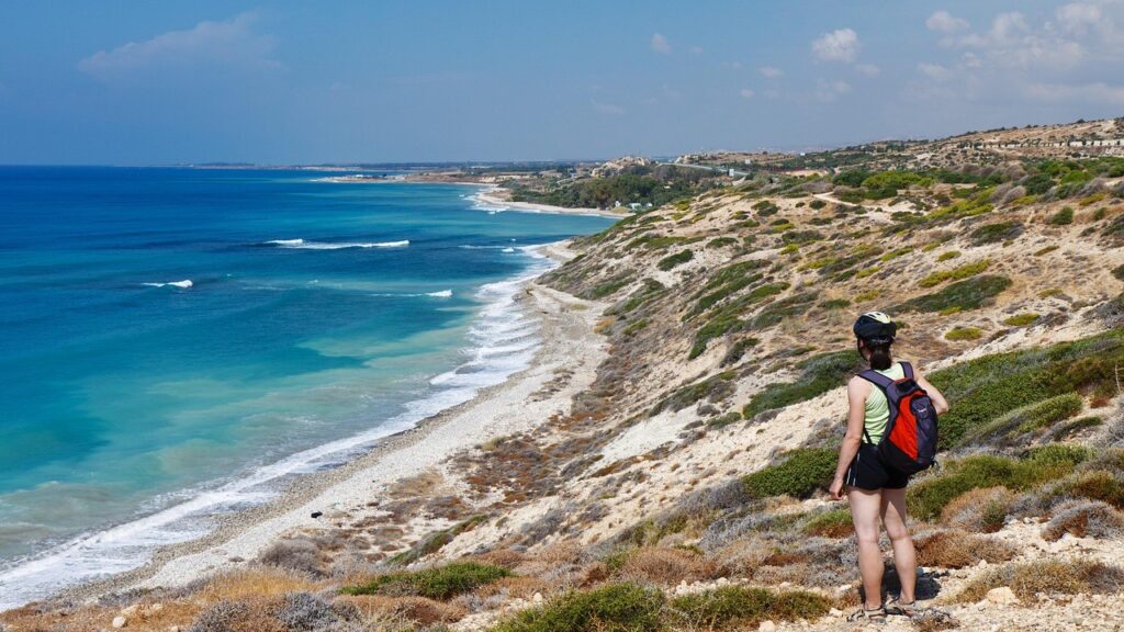 person gazing at horizon