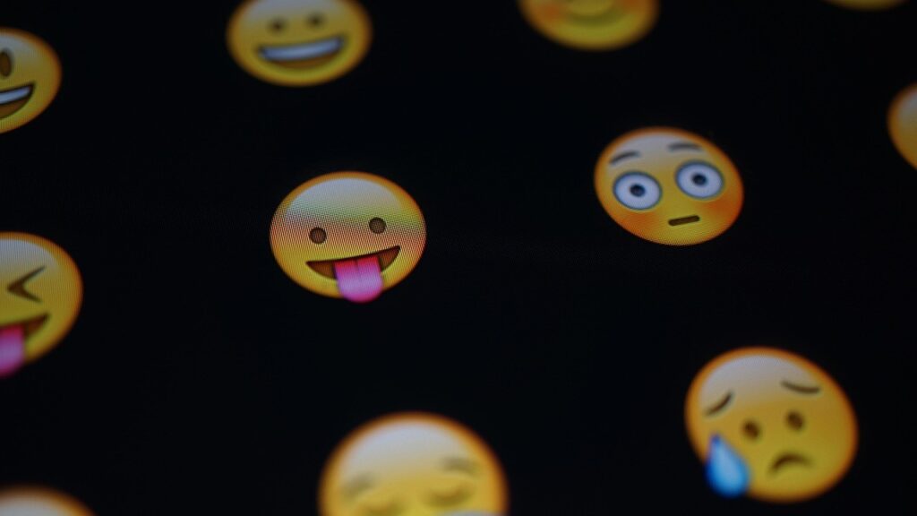 emojis on screen long