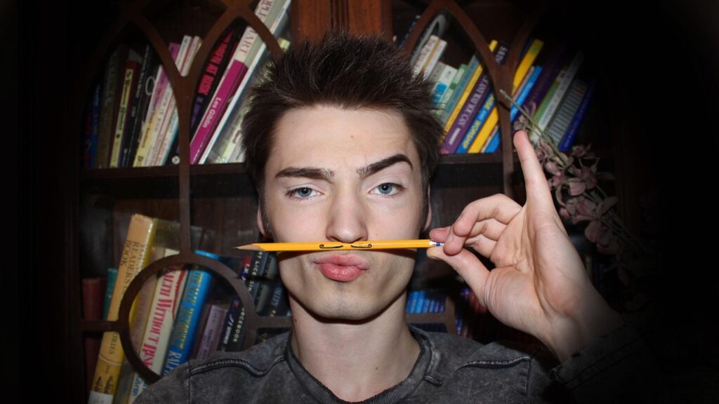 pencil moustache